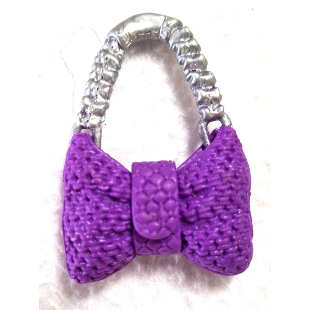 Barbie Monster High Bratz Fashion Doll 1/6 Scale Purple Purse Handbag Accessory